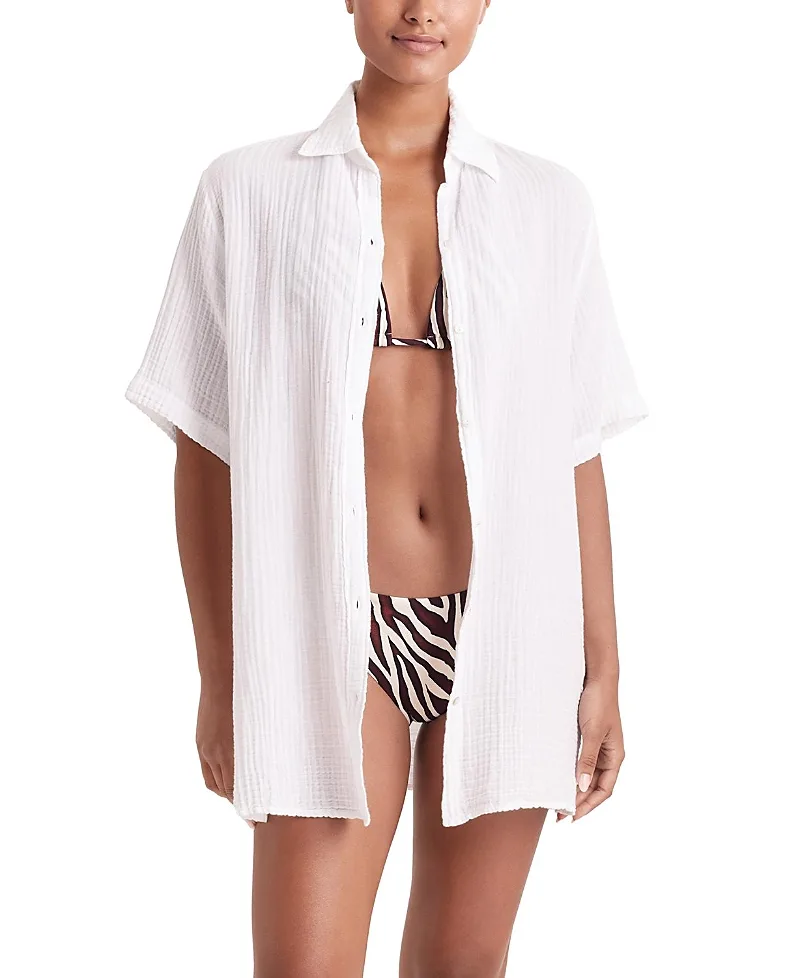 Bliss Gauze Vista Shirt by Mimi Flamingo
