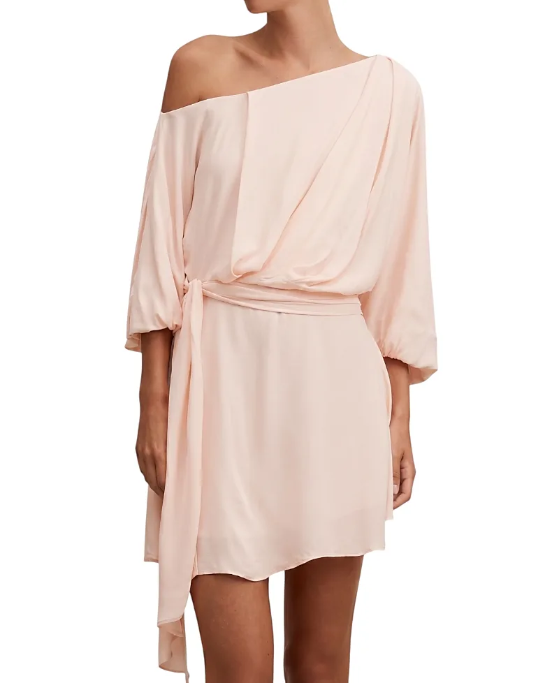Sammy Tipped Draped Mini Dress by Ever New