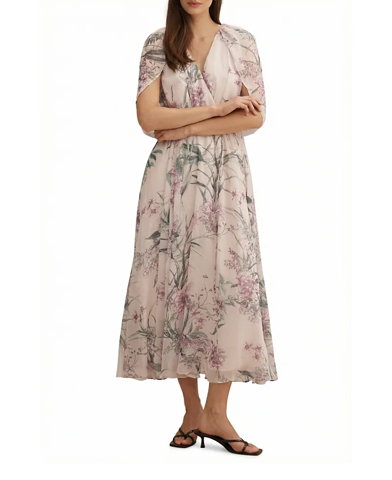Jodie Gathered Cape Maxi by Ever New