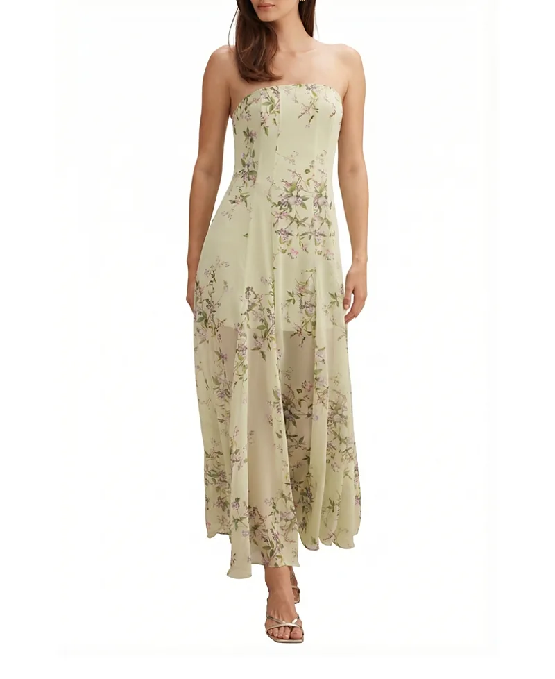 Kimora Strapless Midi Dress by Ever New