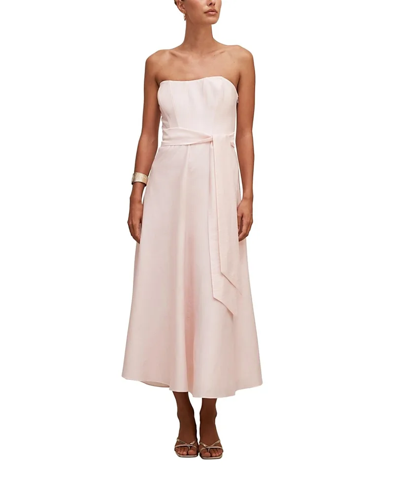 Daniella Strapless Midi Dress