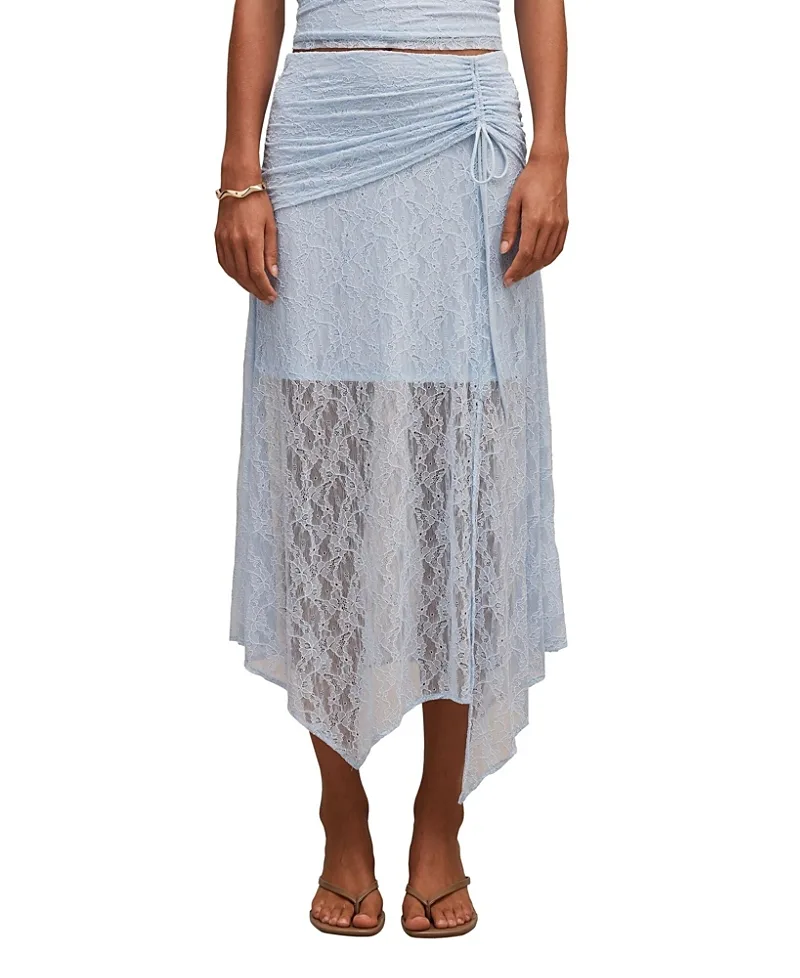 Khai Lace Asymmetric Skirt