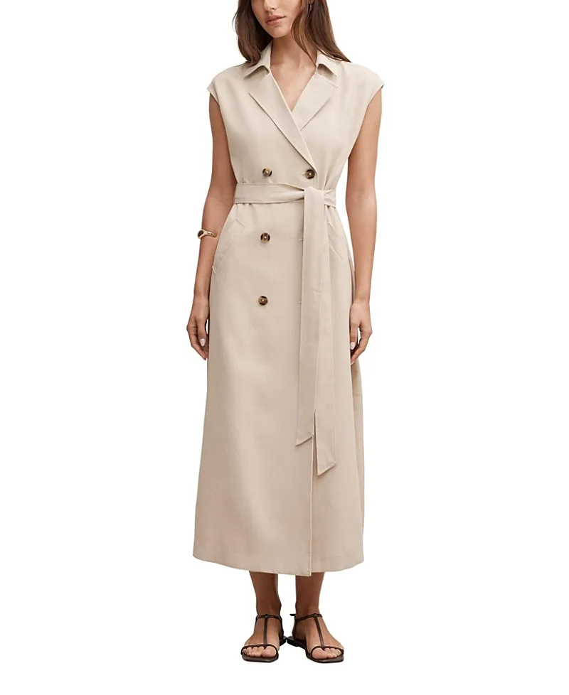 Elsa Sleeveless Trench Midi Dress by Ever New