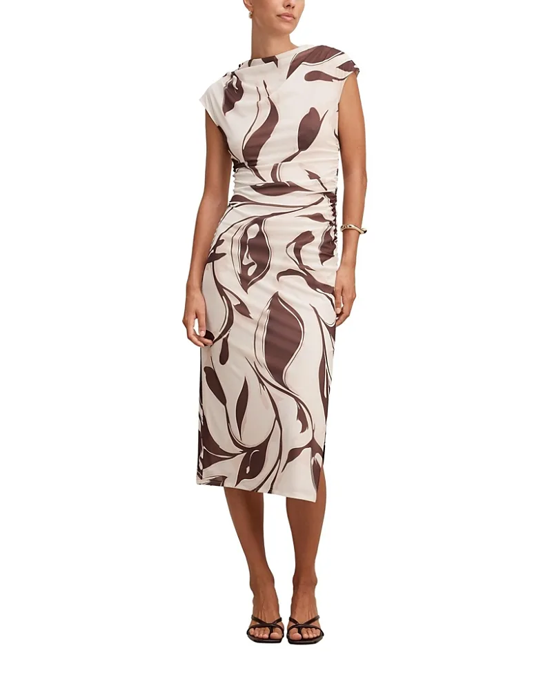Emery Mesh Ruched Dress by Ever New