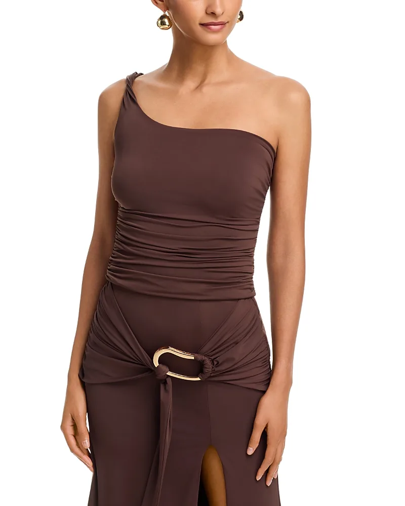 Dion One Shoulder Top by Bardot