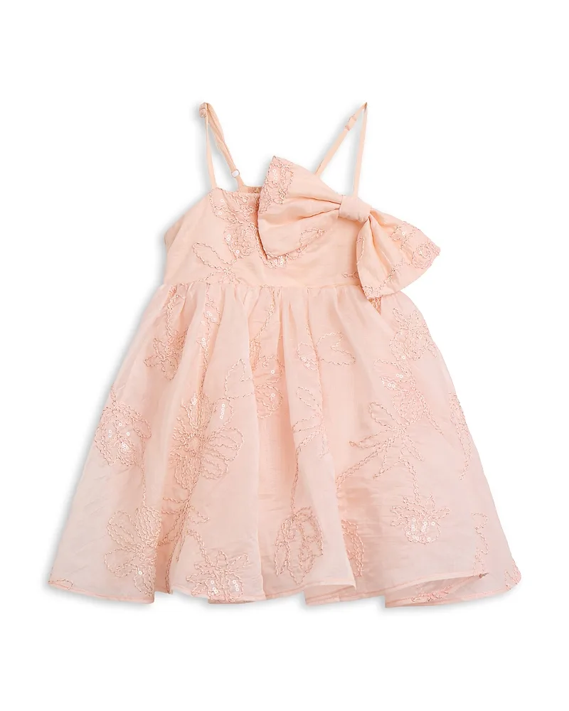 Amelia Embroidered Bow Dress by Bardot