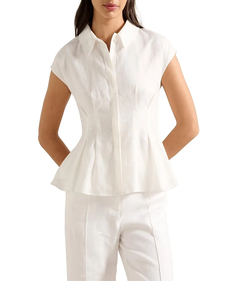 Carina Pleated Shirt by Ever New
