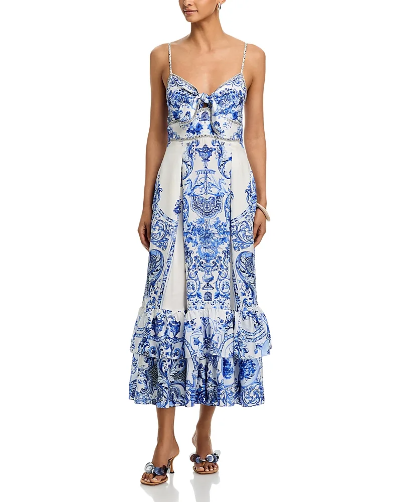 Silk Ruffled Hem Dress by Camilla