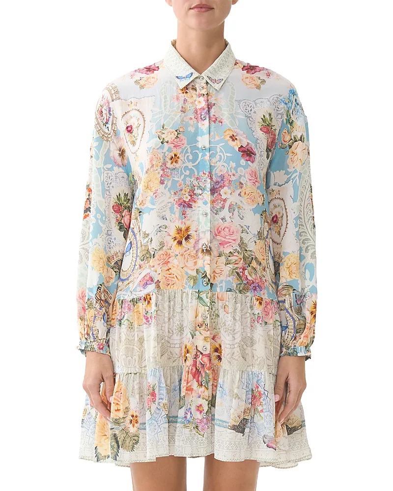 Silk Long Sleeve Mini Dress by Camilla