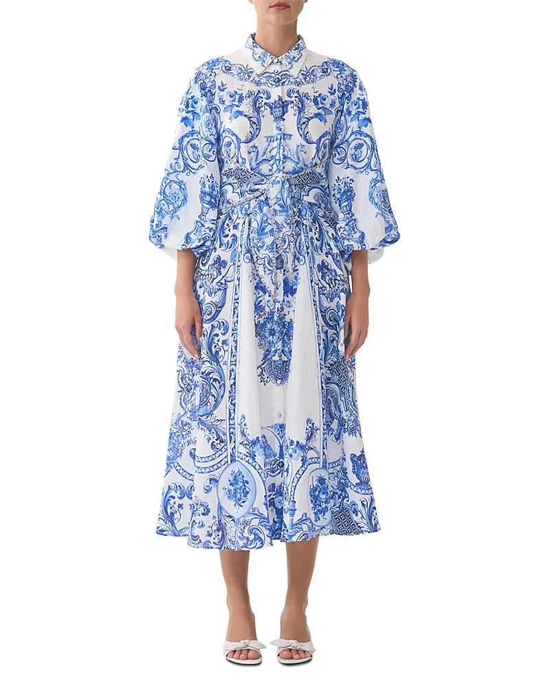 Waist Tie Shirt Dress