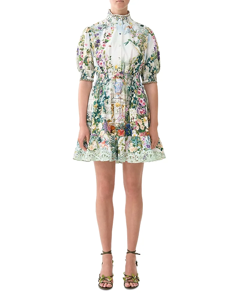 Shirred Waist Short Dress by Camilla