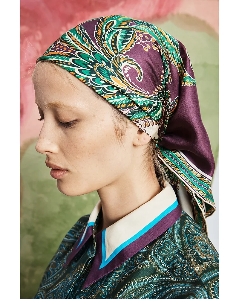 Ruthie Silk Scarf by Alemais