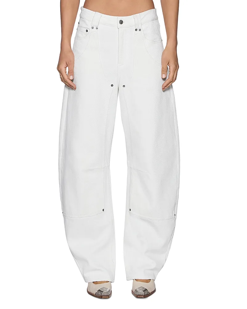 Mid Rise Barrel Carpenter Jeans by Ksubi