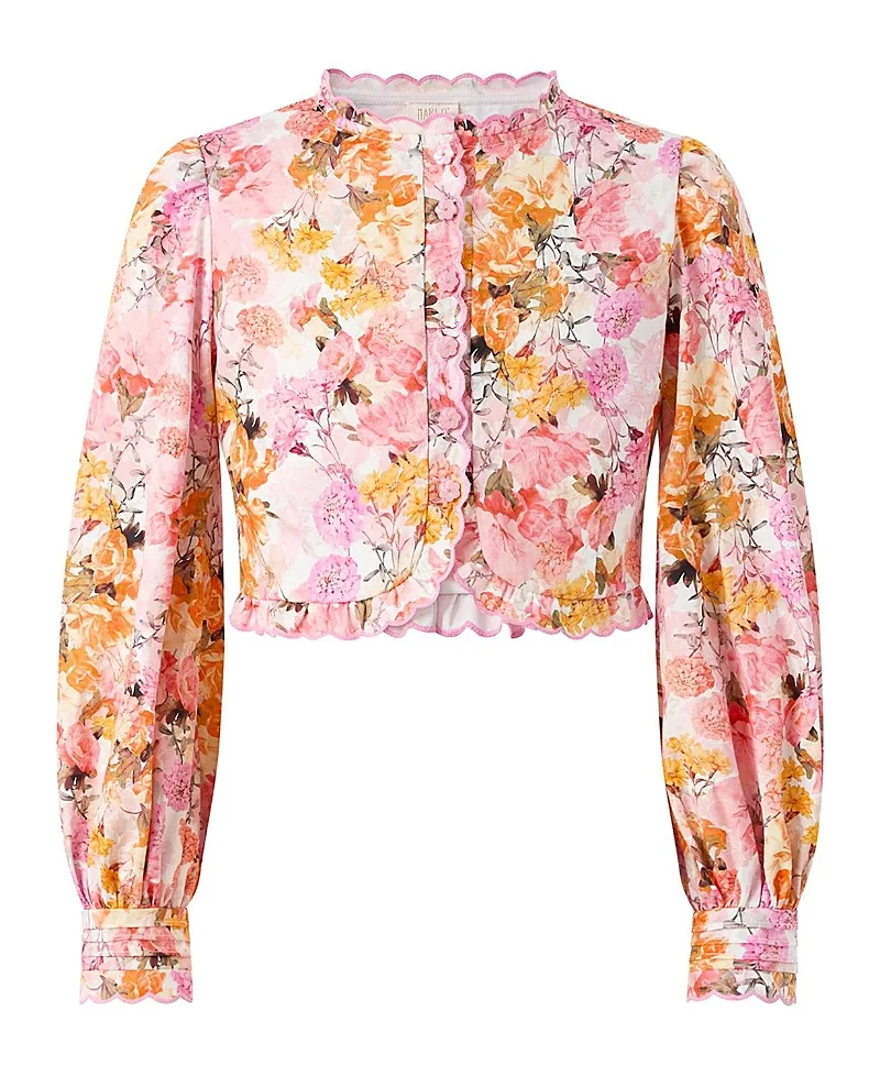 Alessia Cotton Sleeve Top by Marlo Kids