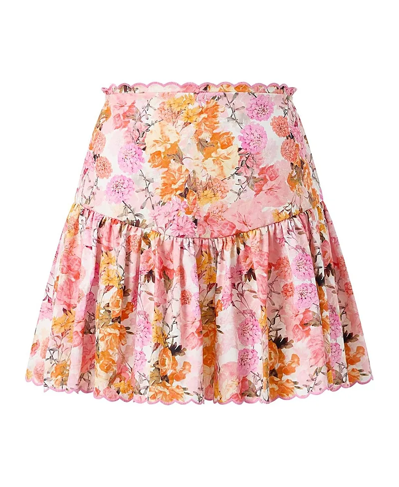 Alessia Cotton Mini Skirt by Marlo Kids