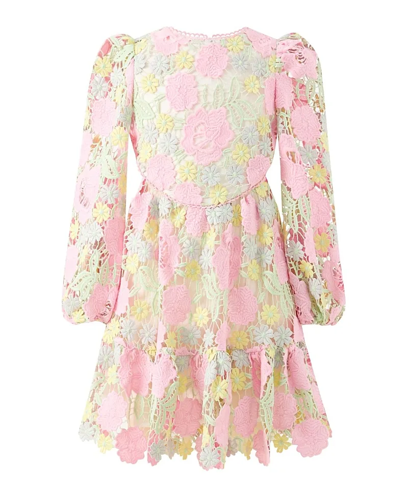 Estella Embroidered Mini Dress by Marlo Kids