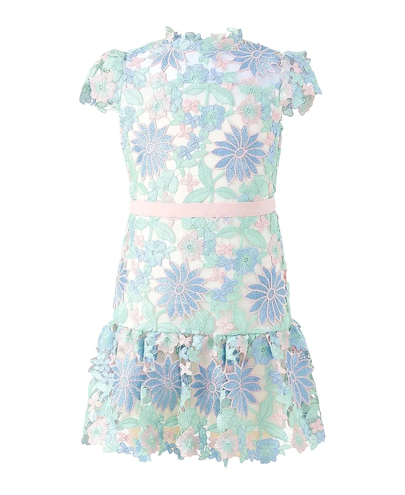 Addison Embroidered Mini Dress by Marlo Kids