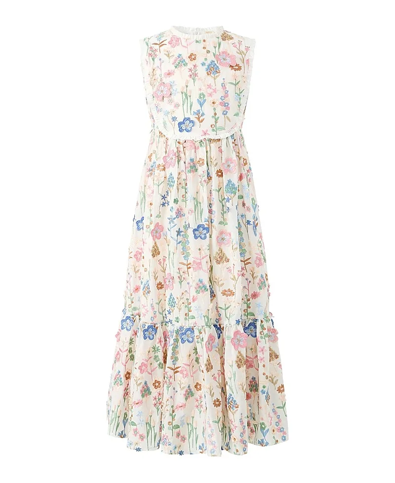 Everly Embroidered Maxi Dress by Marlo Kids
