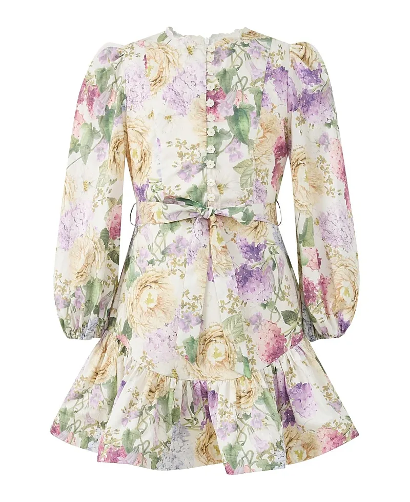 Seraphina Sleeve Cotton Mini Dress by Marlo Kids