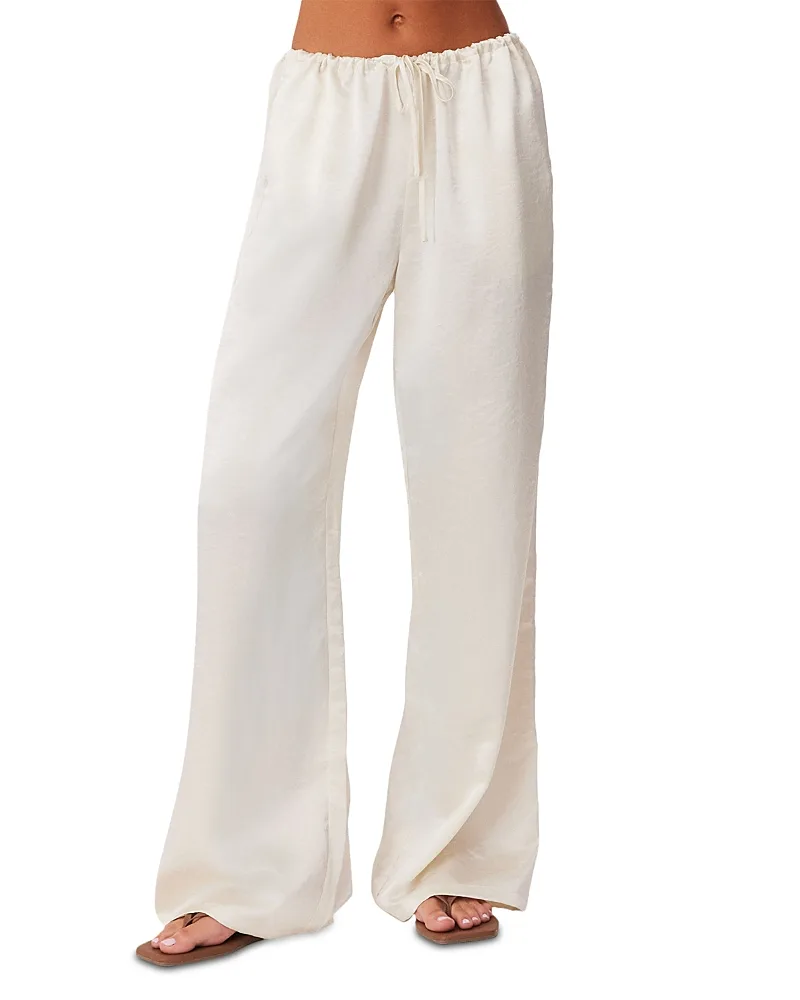 Dove Drawstring Waist Pants by Sndys