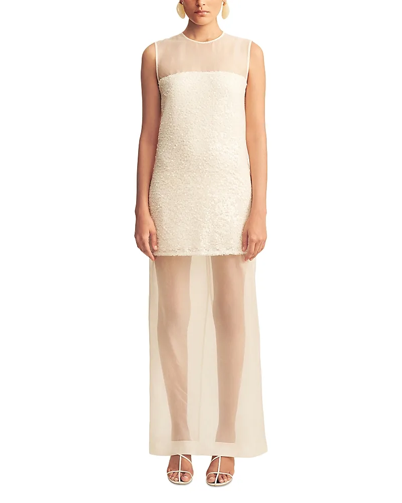 Opalite Sequined Maxi Dress by Shona Joy