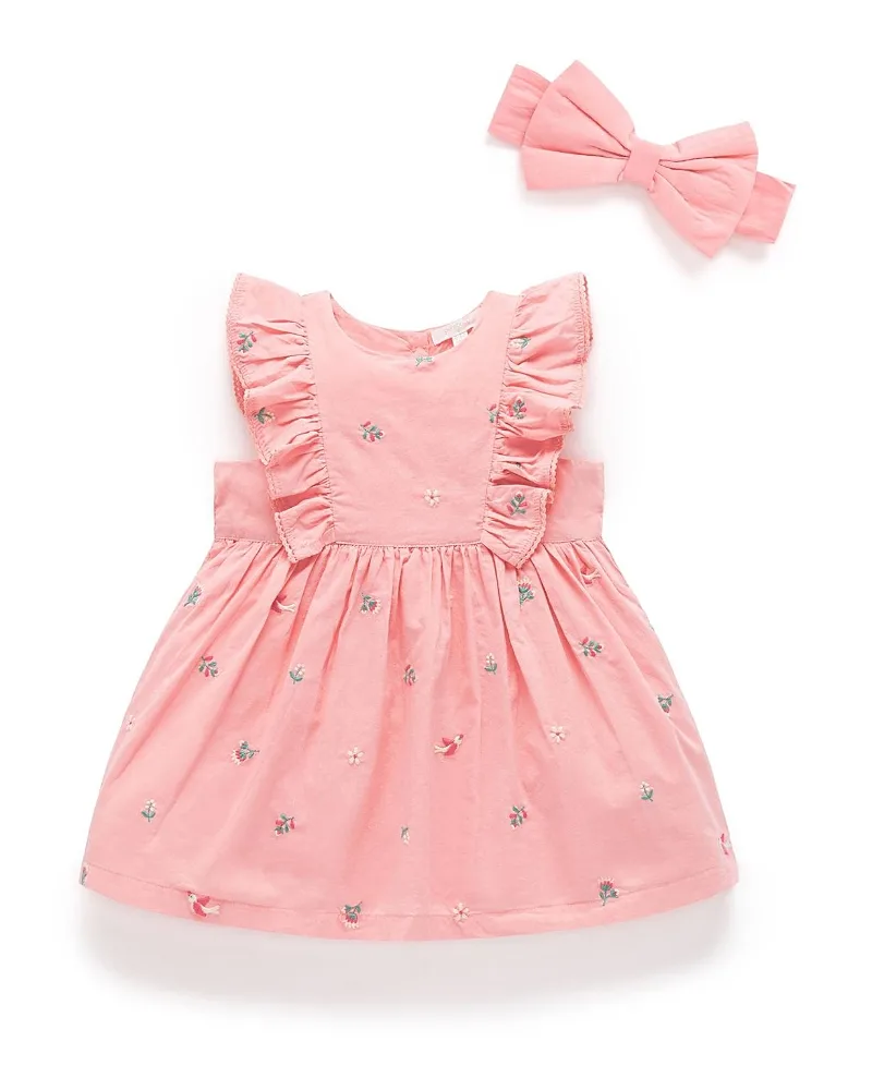 Dress & Headband by Purebaby