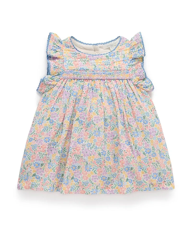 Smocked Dress by Purebaby