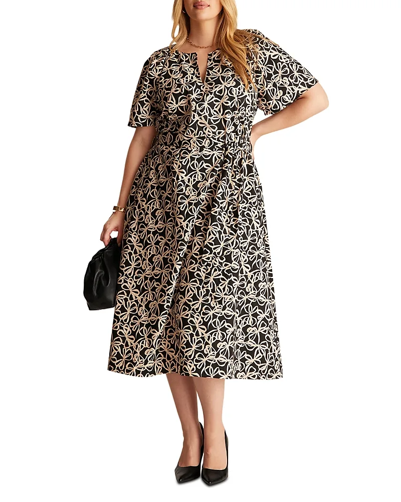 Noirette Midi Dress by Estelle Plus