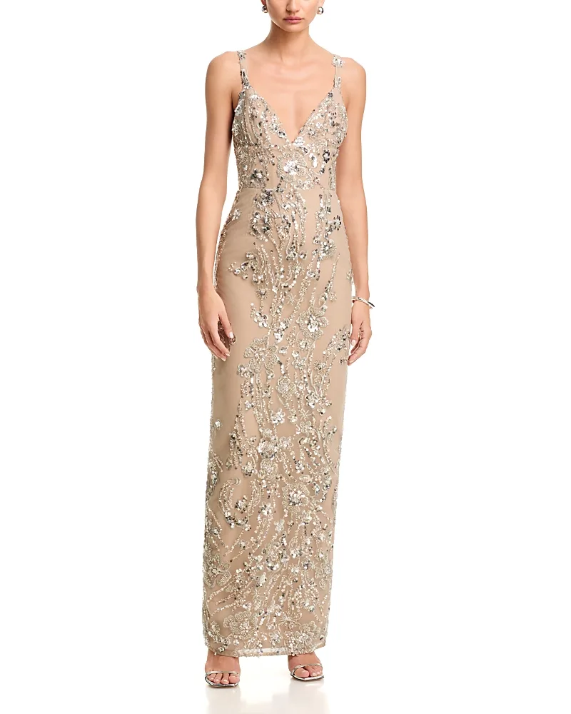 Venetian Allegra Embellished Maxi Dress