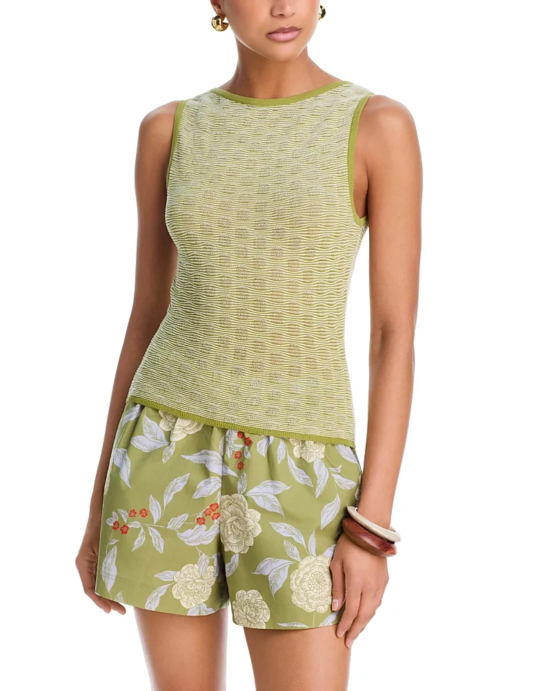 Charlisa Textured Top by Tanya Taylor