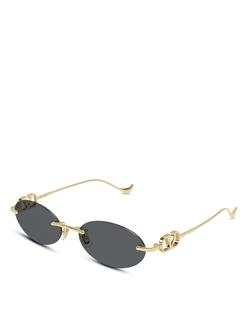 Valentino Oval Sunglasses, 53mm by Valentino Garavani