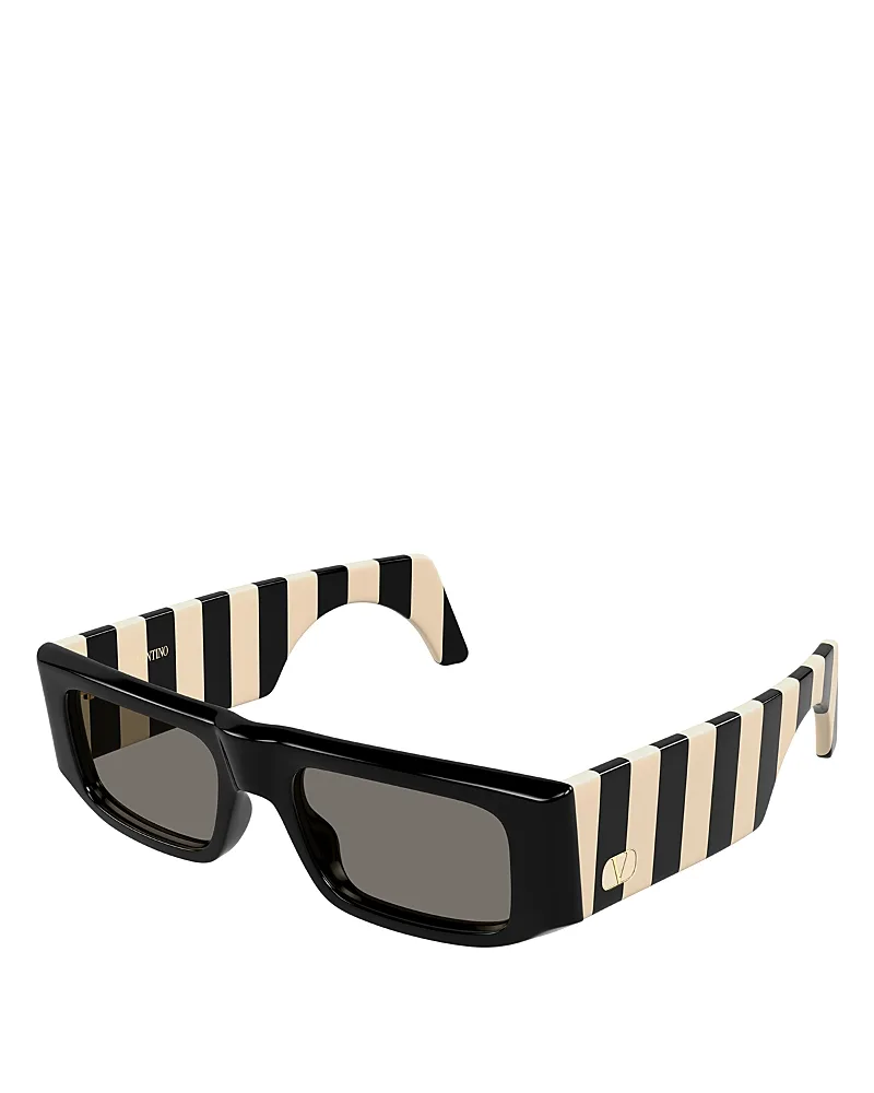 Rectangular Sunglasses, 52mm by Valentino Garavani