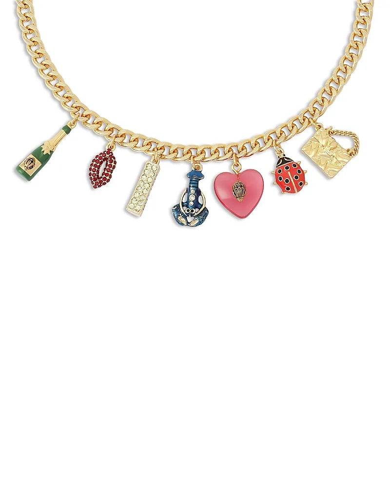 Signature Eagle Charm Statement Necklace, 16-18 by Kurt Geiger London