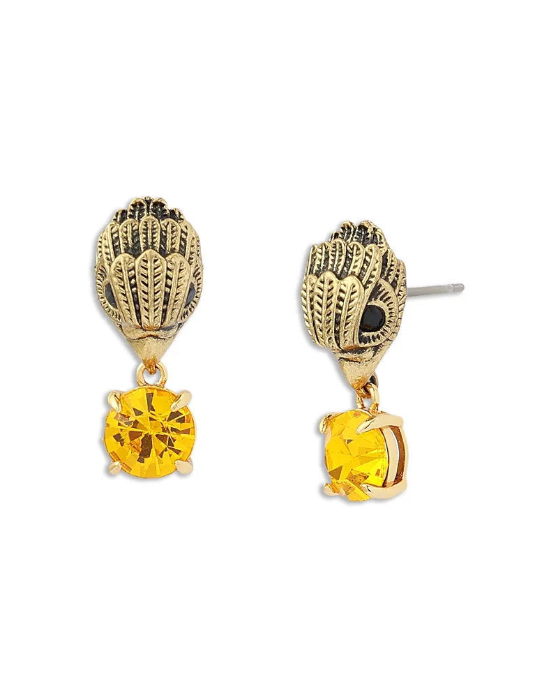 Signature Eagle Stone Drop Earrings by Kurt Geiger London