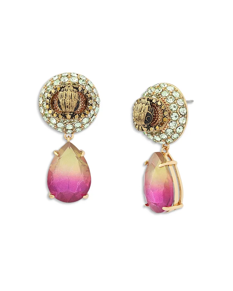 Signature Chelsea Eagle Pave Drop Earrings by Kurt Geiger London