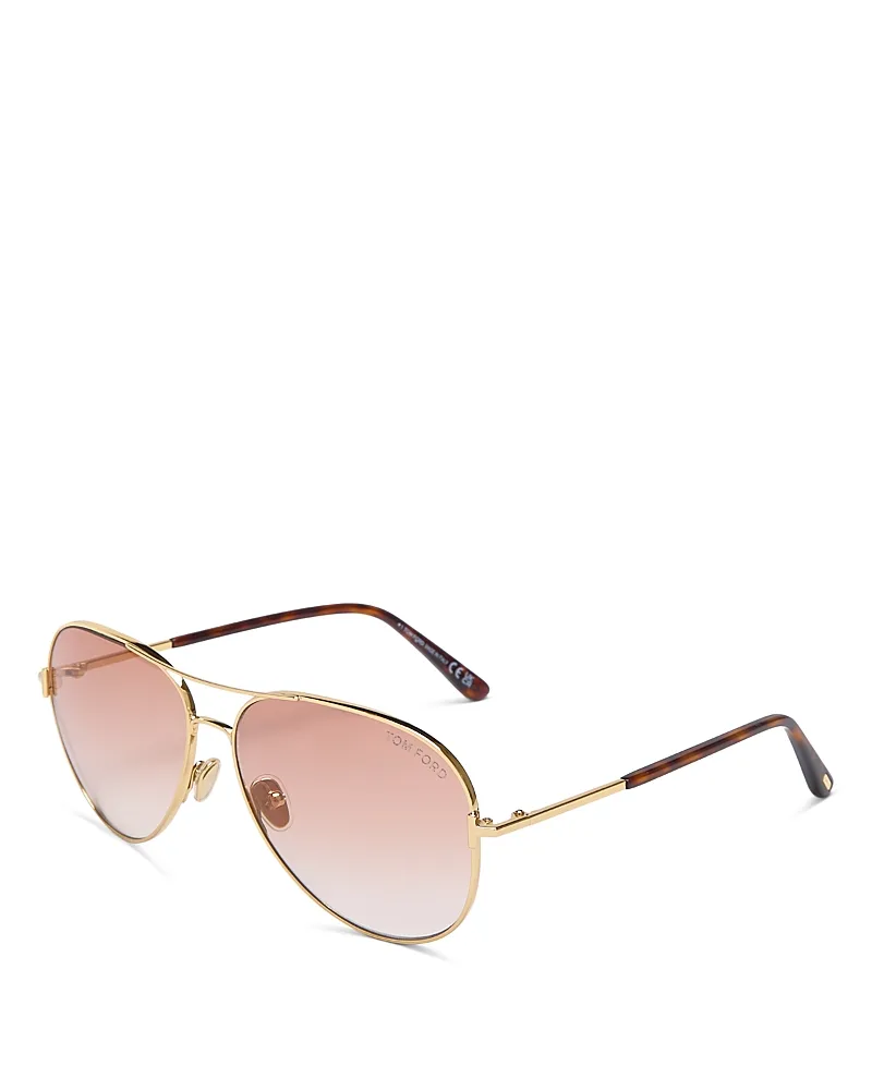 Clark Aviator Sunglasses, 59mm by Tom Ford