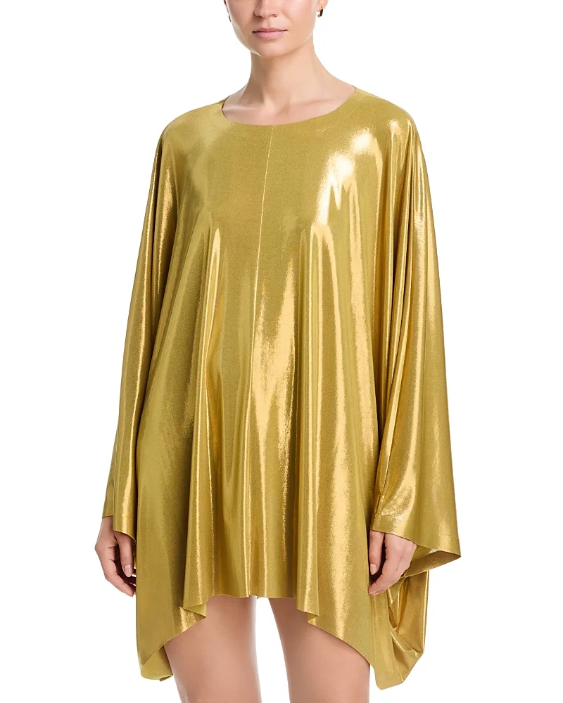 Caftan Mini Dress Swim Cover-Up by Norma Kamali