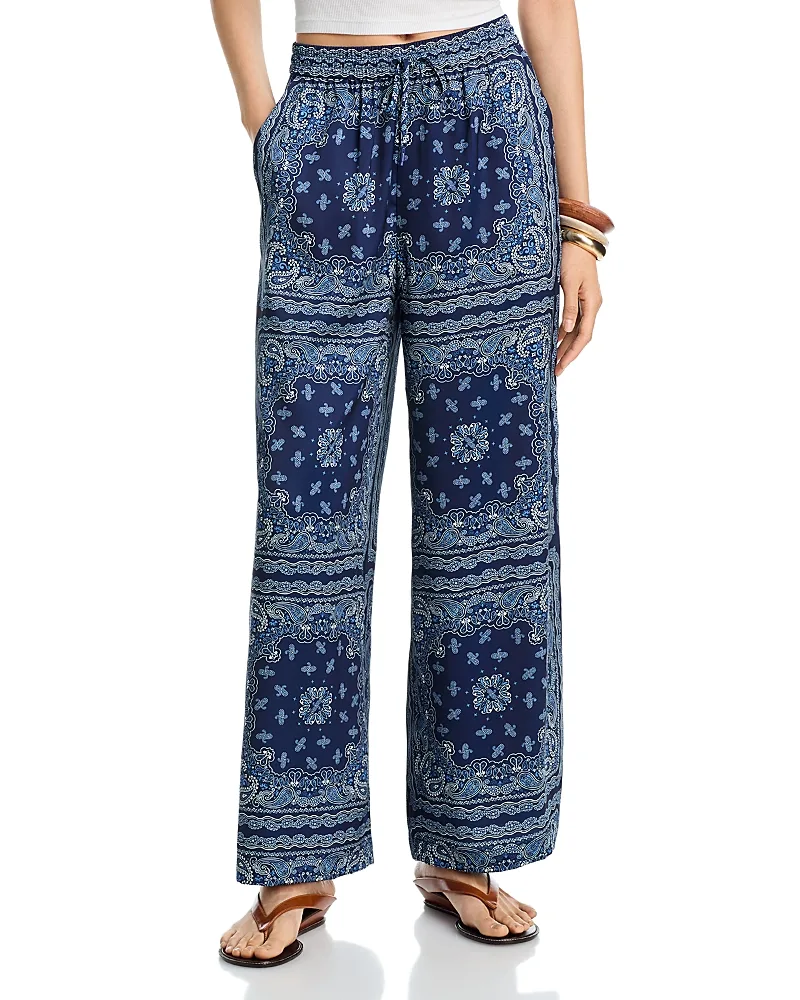 Bandana Wide Leg Pants by Aqua