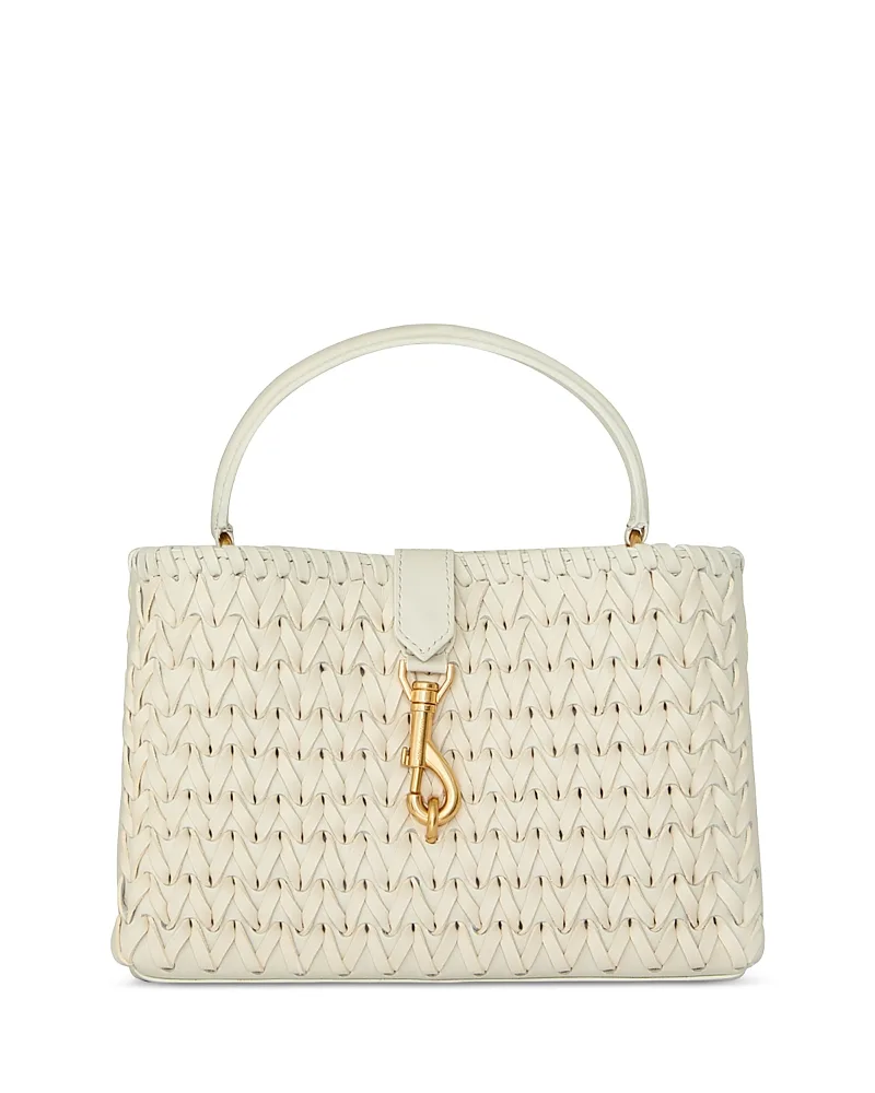 Megan Woven Top Handle Bag by Rebecca Minkoff
