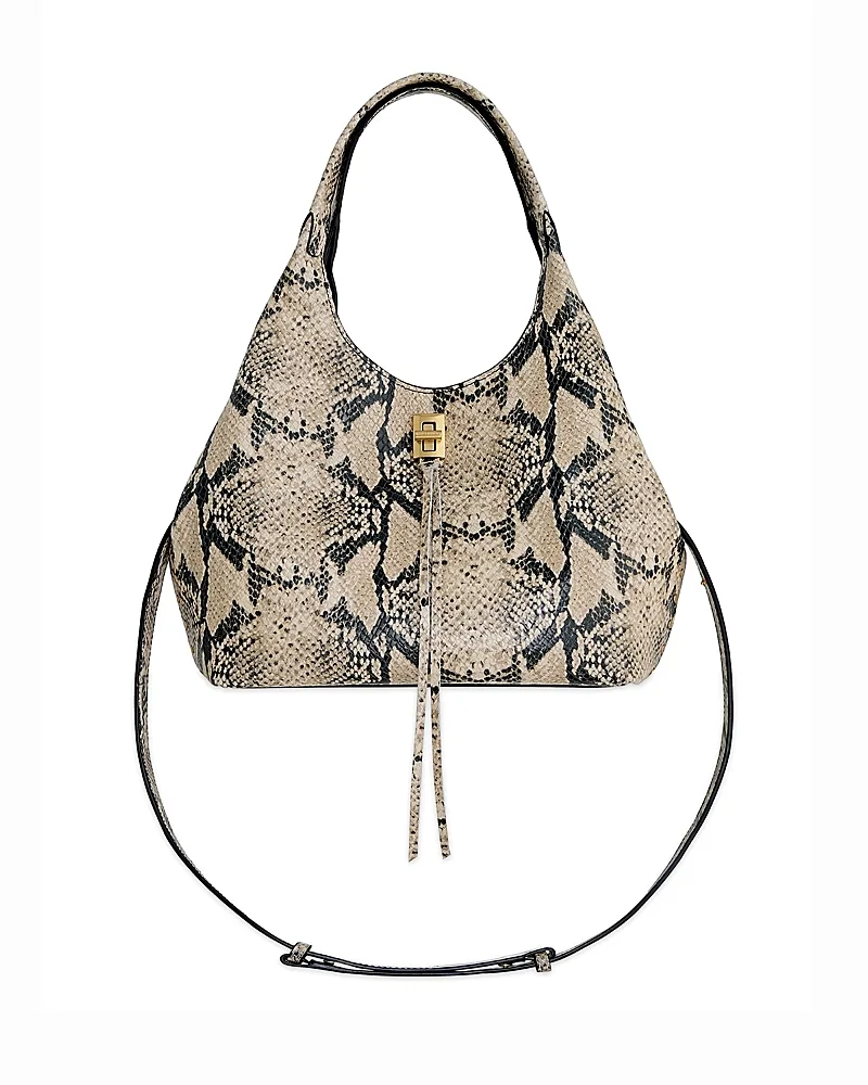 Darren Carrysome Embossed Leather Handbag by Rebecca Minkoff