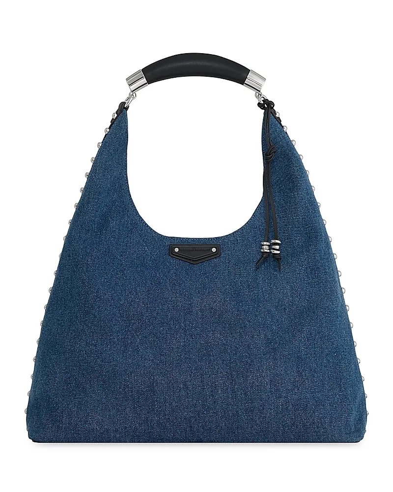 Nolita Large Denim Hobo Bag