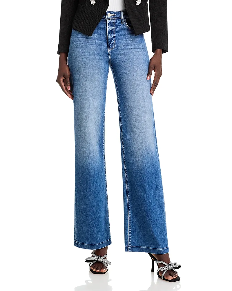 Clayton High Rise Wide Leg Jeans by L'agence