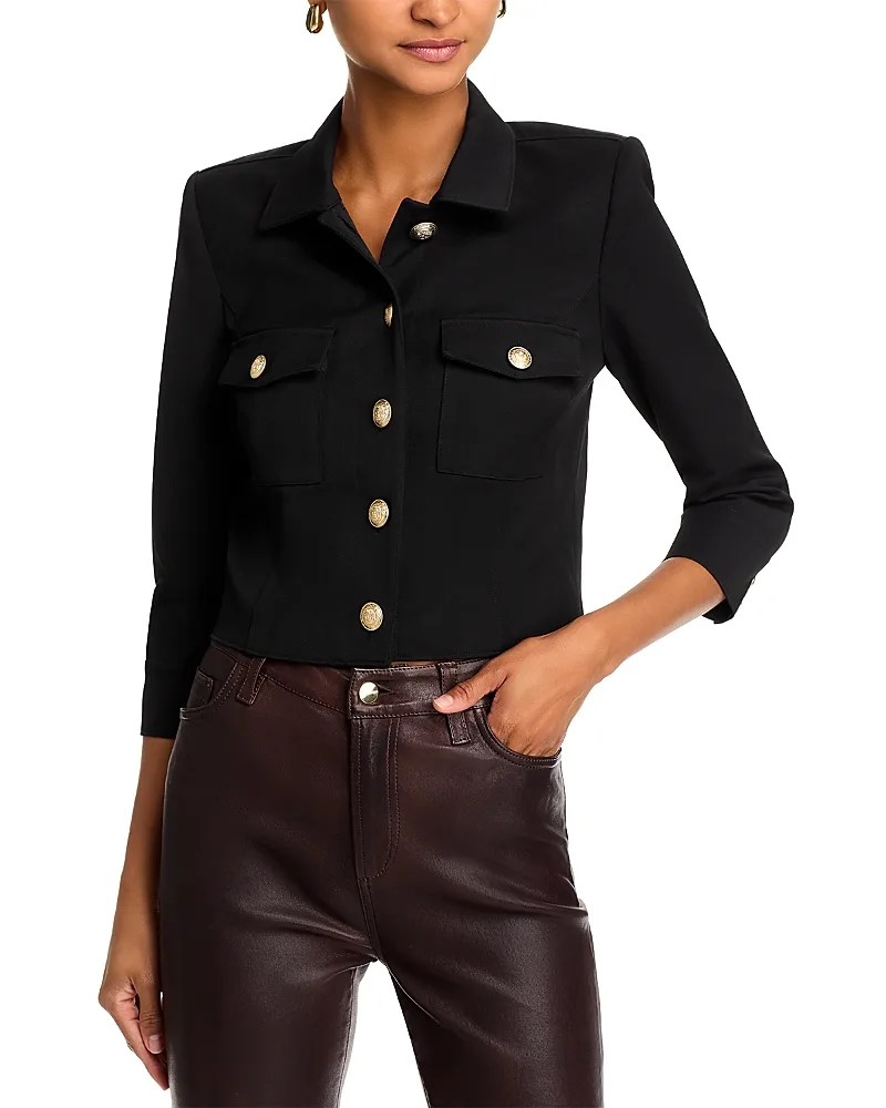 Kumi Button Front Crop Jacket