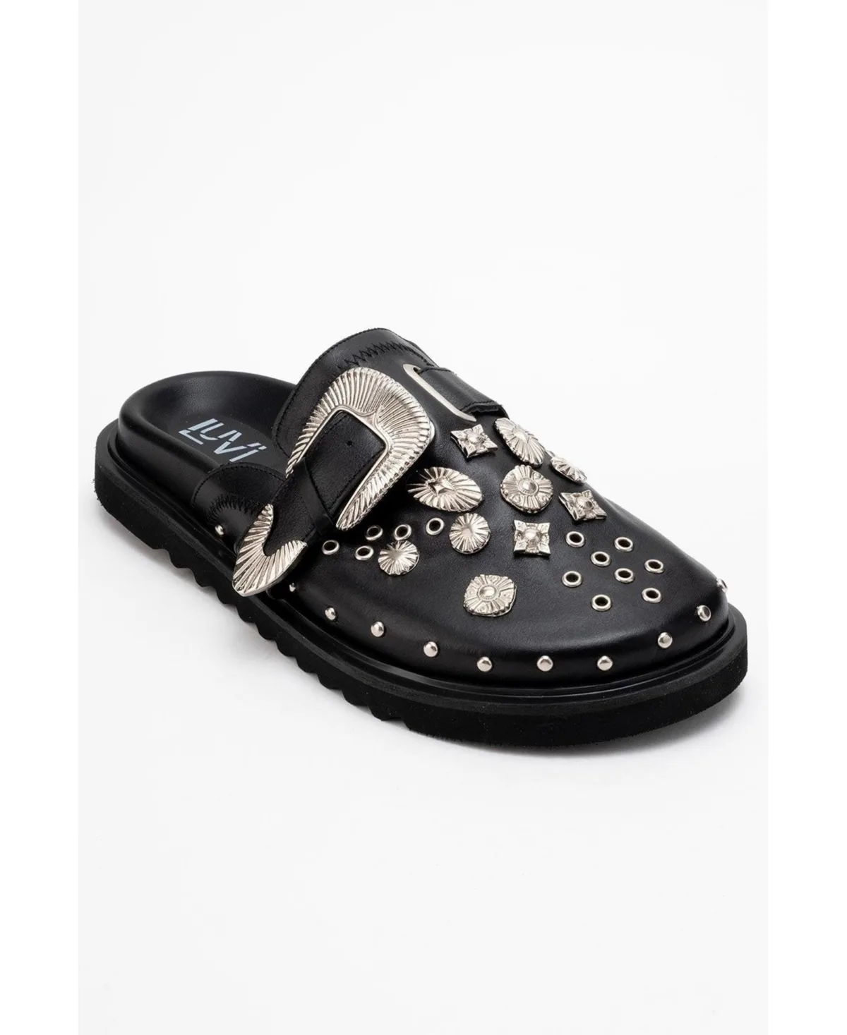 Maril Leather Buckle Sandal by Forever & Always Shoes