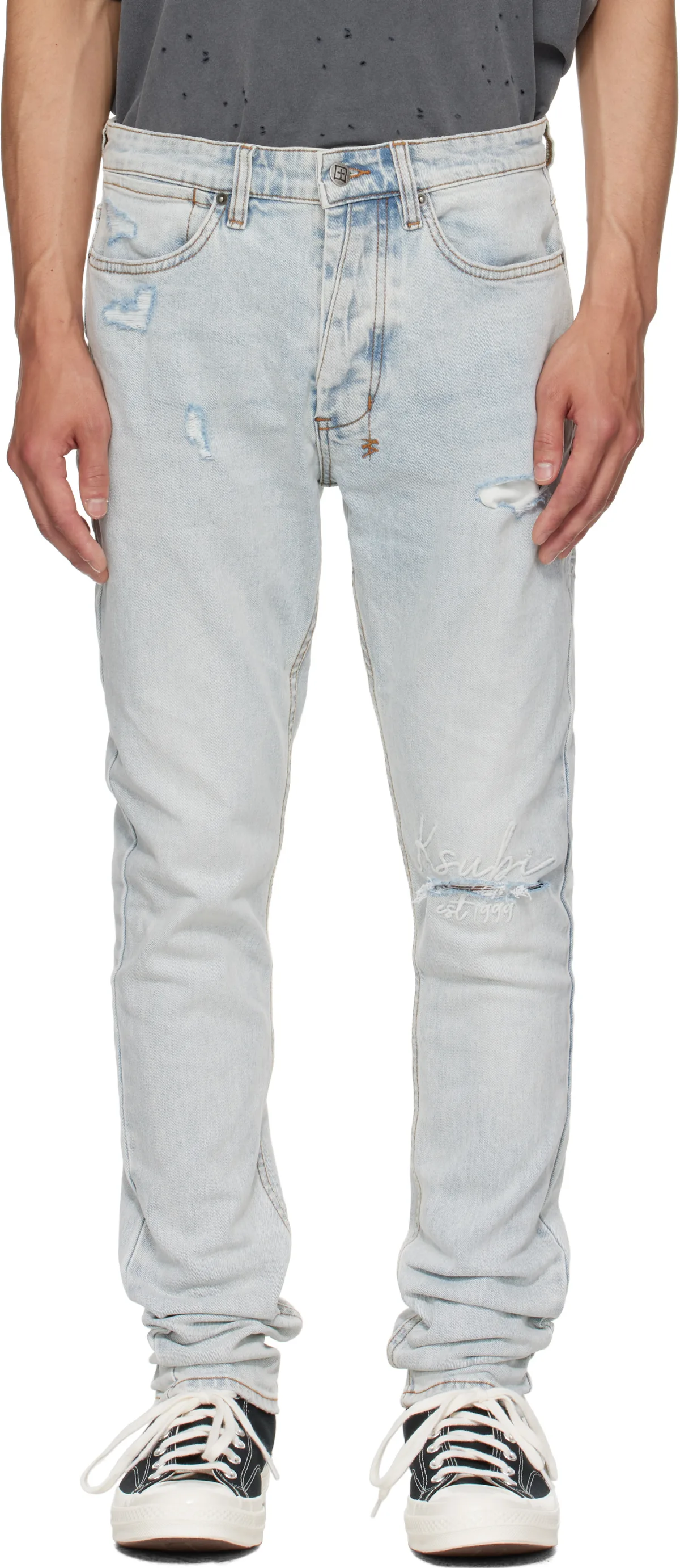 Blue Van Winkle Frost Blue Arch Jeans