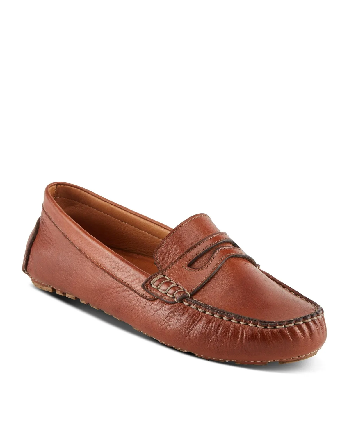 Audette Leather Moccasins with Removable Insole and Penny Keeper