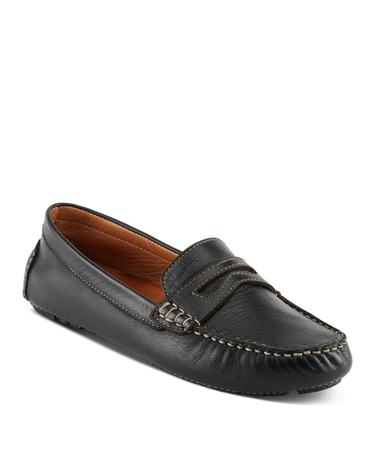 Audette Leather Moccasins with Removable Insole and Penny Keeper