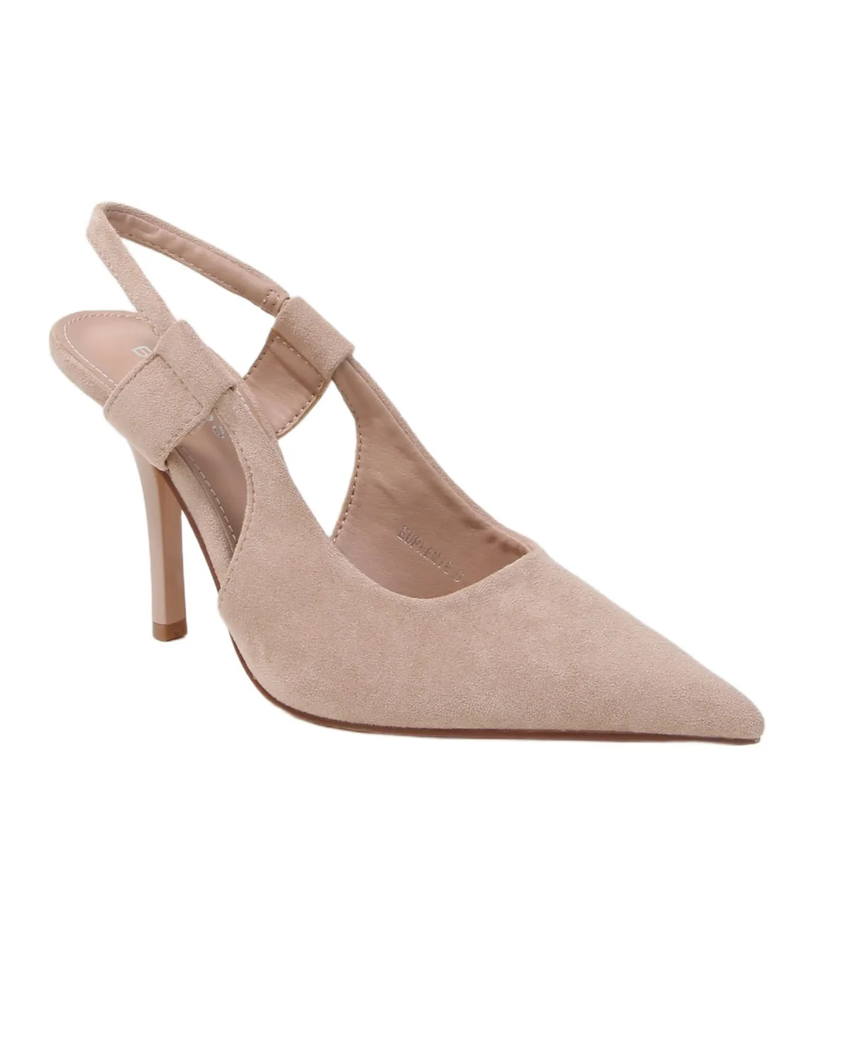 Euphemie Microfiber Suede Slingback Pumps