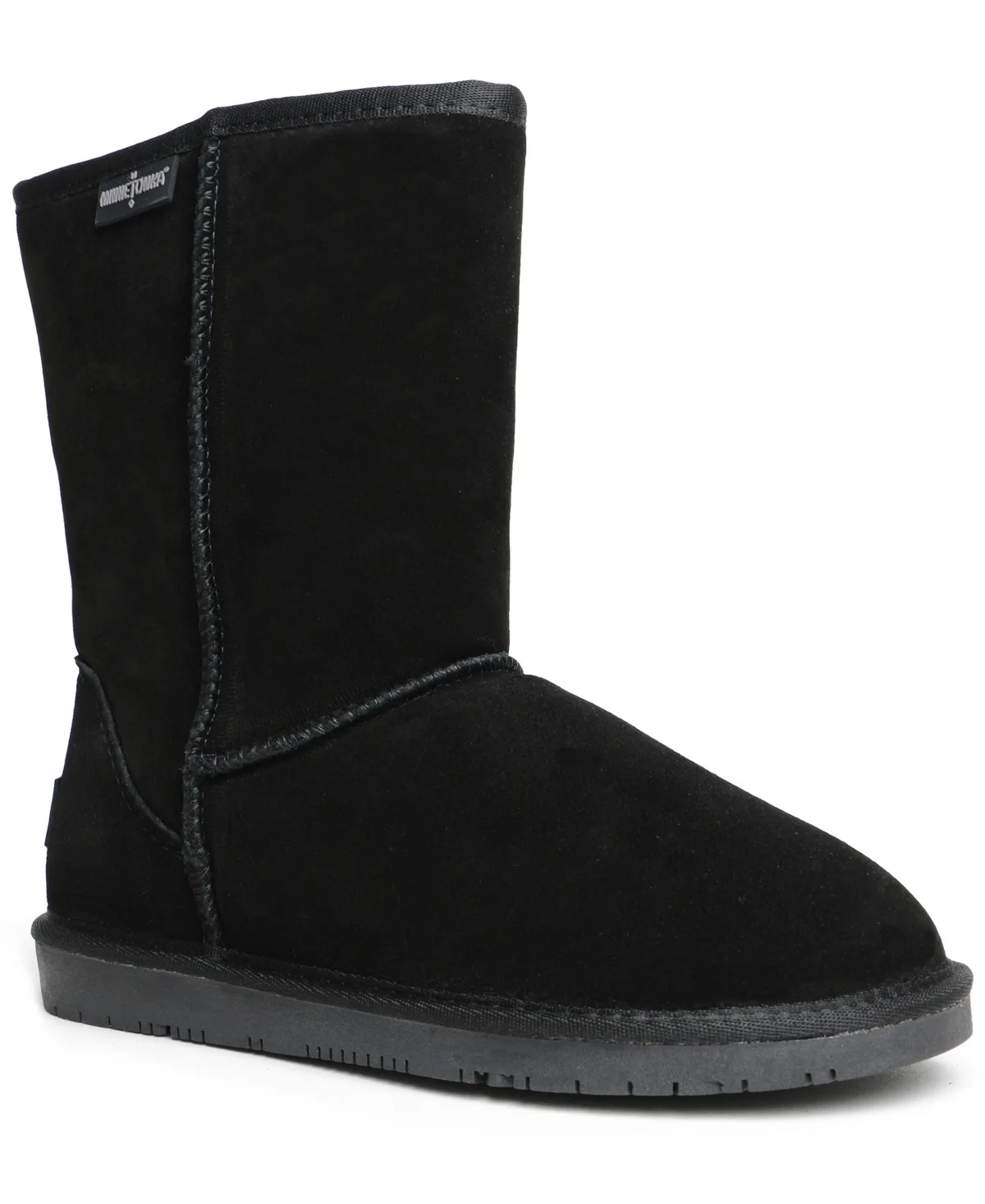 Olympia Pull on Booties by Minnetonka
