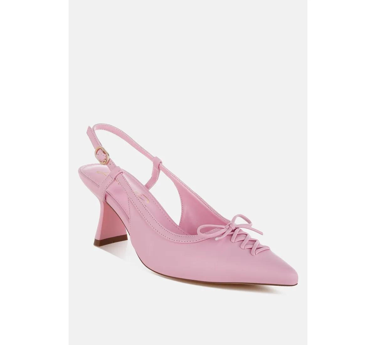 Danvers Kitten Heel Pointy Slingbacks by London Rag